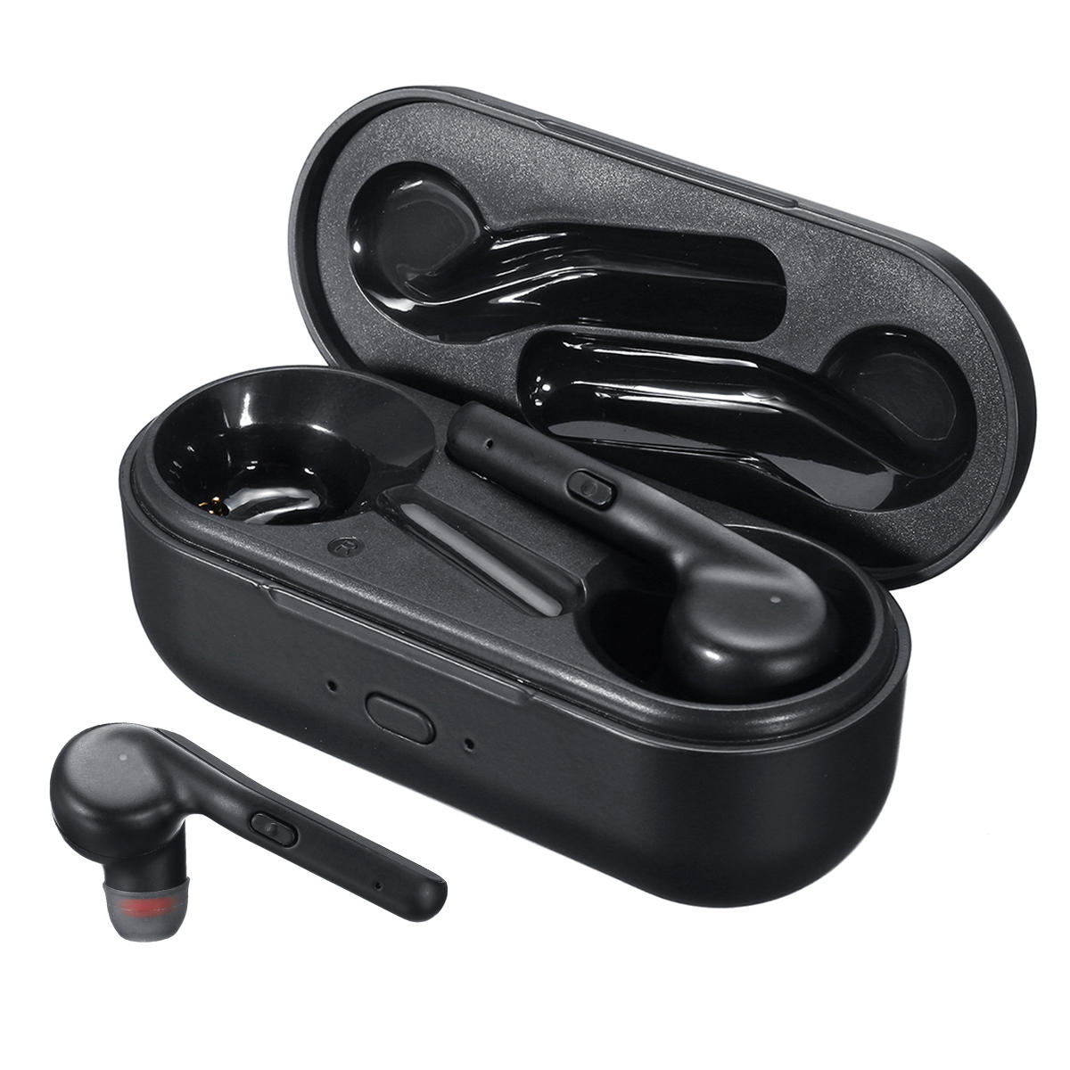 

Portable TWS Wireless bluetooth 5.0 Earphone Heavy Bass Stereo Bilateral Calls Headphone with Charging Box