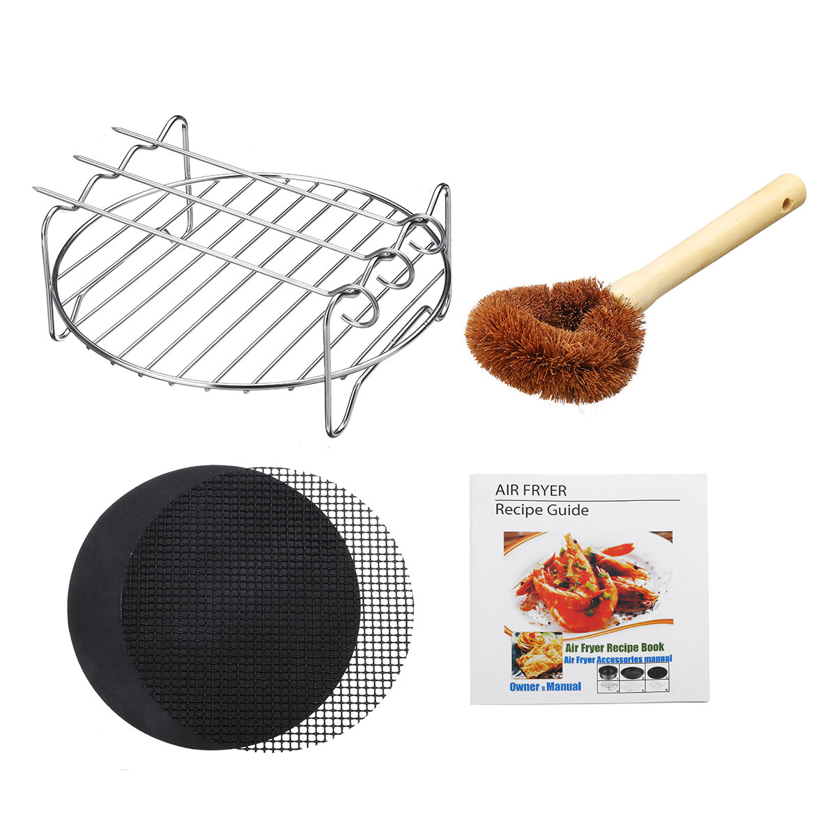 Air Fryer Rack Accessories for GoWise Power AirFryer Cozyna Chefman BBQ Grill