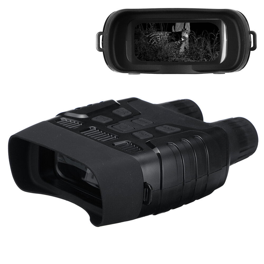 ナイトビジョンデバイス双眼鏡200MデジタルIR望遠鏡ズーム光学2.3インチスクリーン写真ビデオ録画旅行狩猟カメラ。