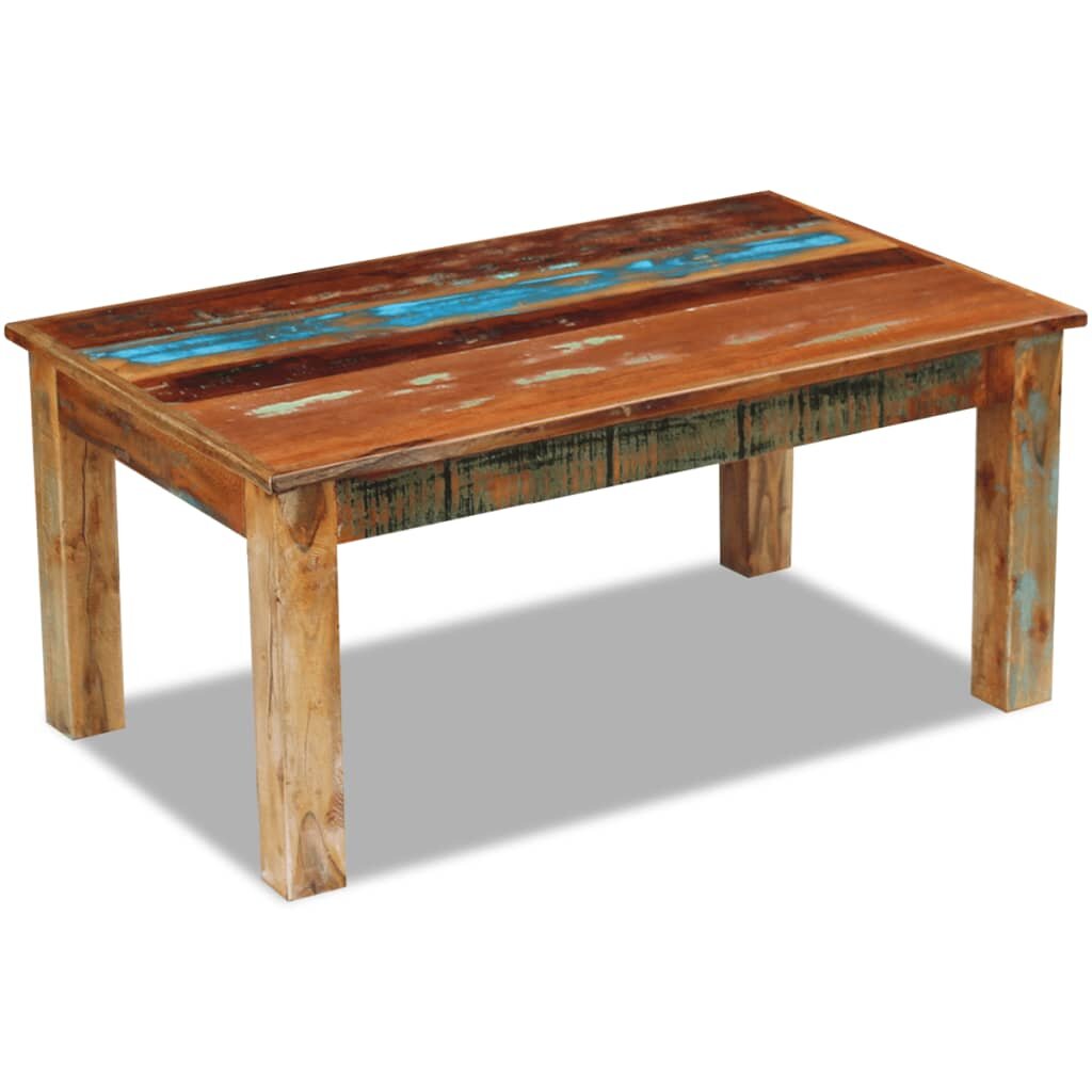 

Coffee Table Solid Reclaimed Wood 39.4"x23.6"x17.7