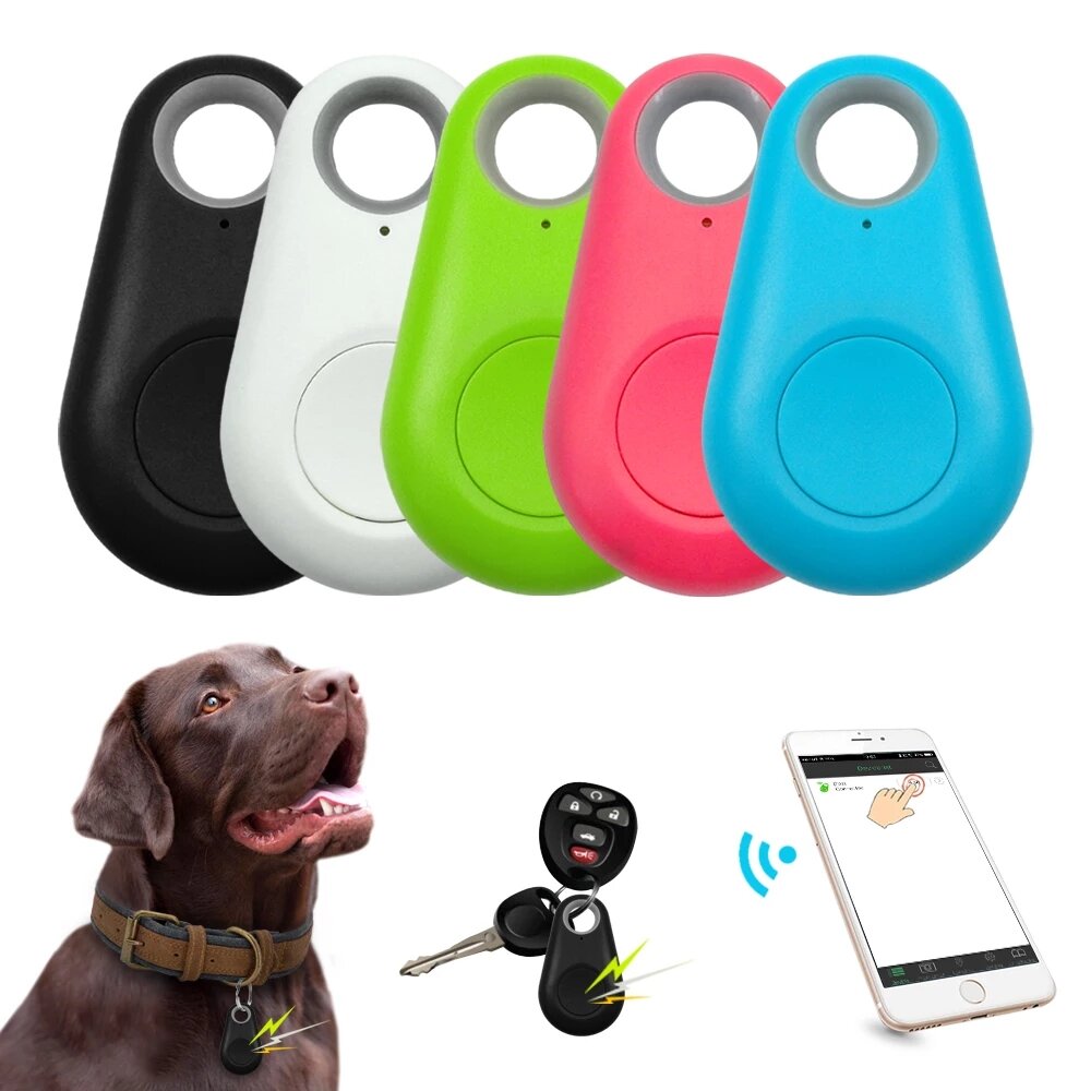 

Pet Smart GPS трекер Mini Anti-Lost Водонепроницаемы Bluetooth 5,2 локатор Tracer для домашних животных Собака Кот Дети