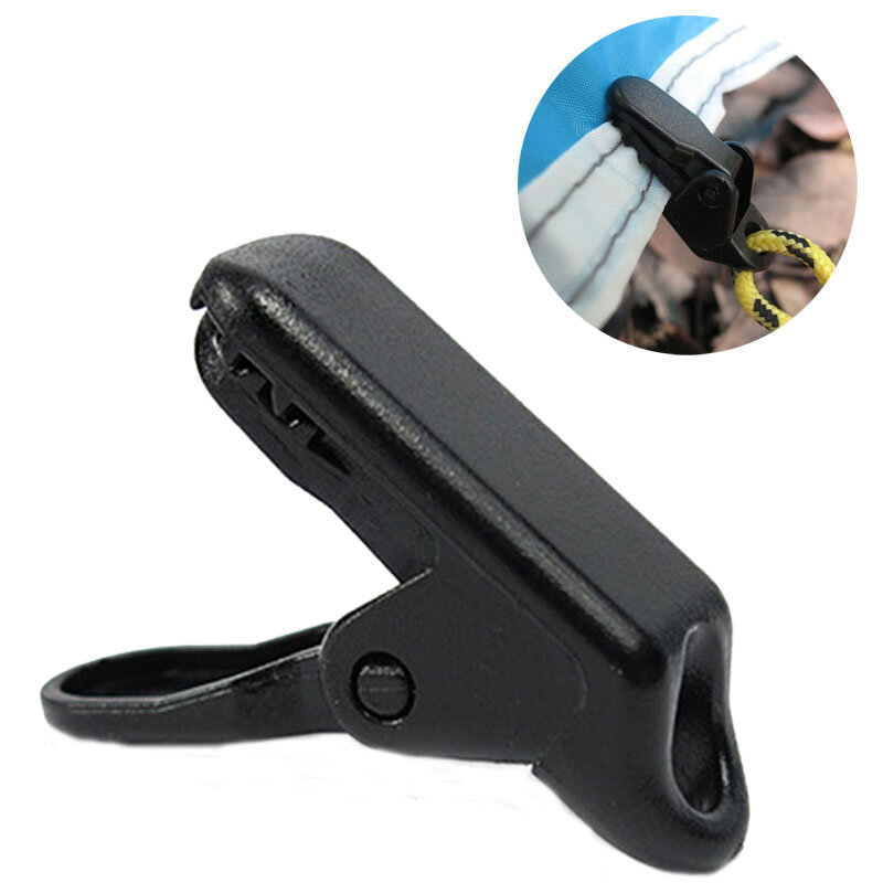50 Pcs Clip Outdoor Tent Windproof Clamp Survival Tighten Tool Awning Clamp Tarp