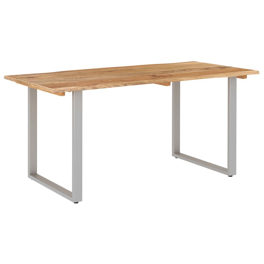 

Dining Table 63"x31.5"x29.9" Solid Acacia Wood