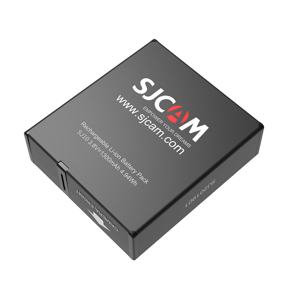 SJCAM SJ10 Batterij 1300mAh Oplaadbare Li-ion Batterij Voor SJ9 SJ10 Serie Actioin Camera Accessoire