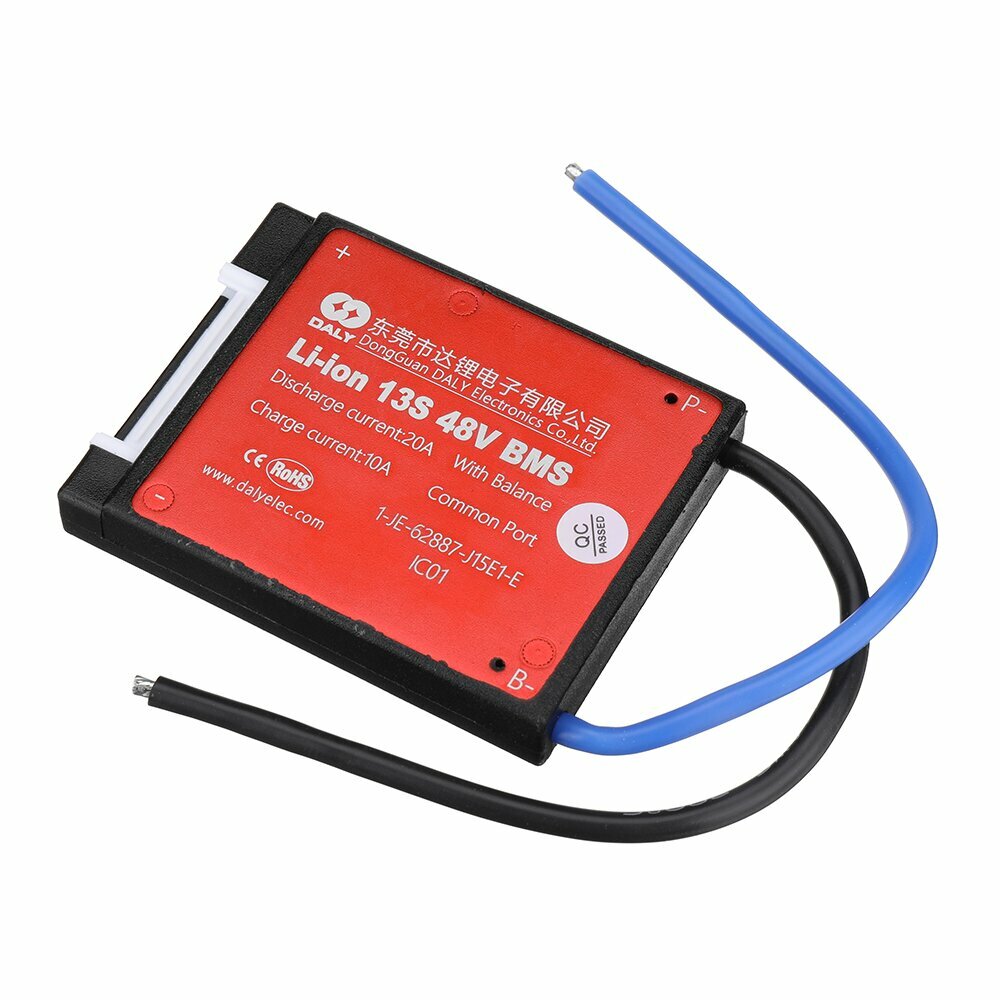 

DALY DL13S 13S 48V 20A BMS Battery Protection Board Waterproof BMS For Rechargeable Lifepo4 Lithium Battery E-Bike E-Sco