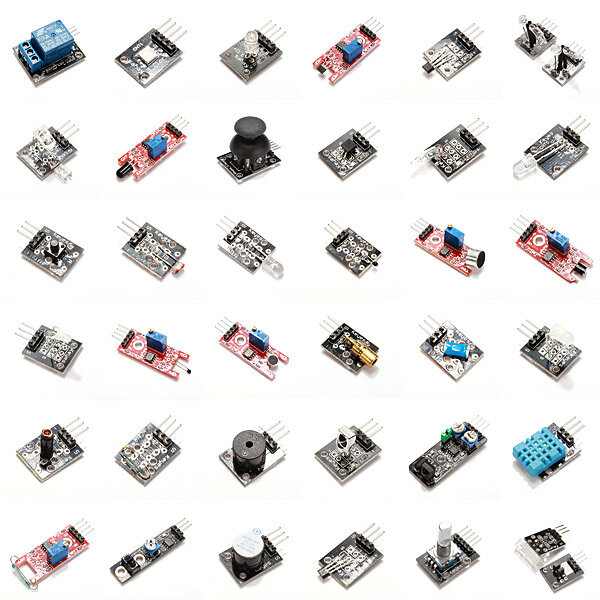 Geekcreit® 37 en 1 Equipo de Conjunto de Placa de Módulo del Sensor para Arduino