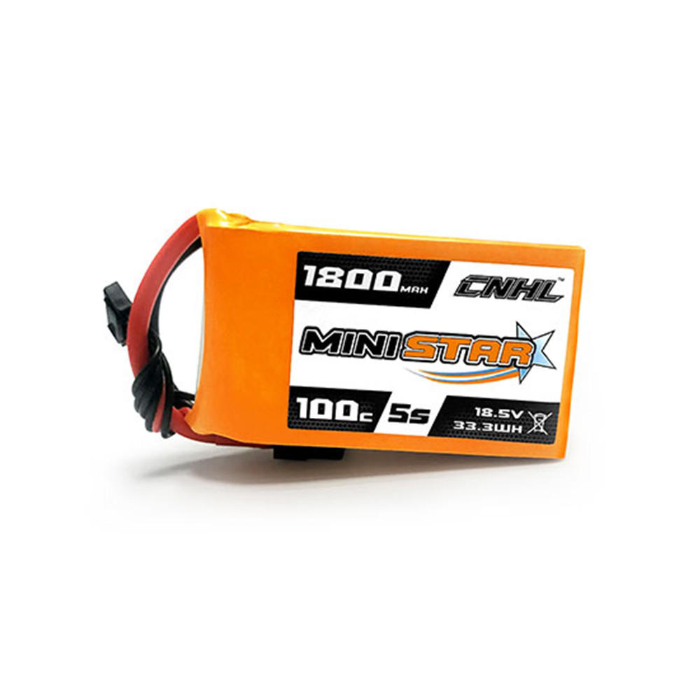 CNHL MiniStar 5S 18,5 В 1800 мАч 100C Lipo Батарея с разъемом XT60 для RC Дрон FPV Racing