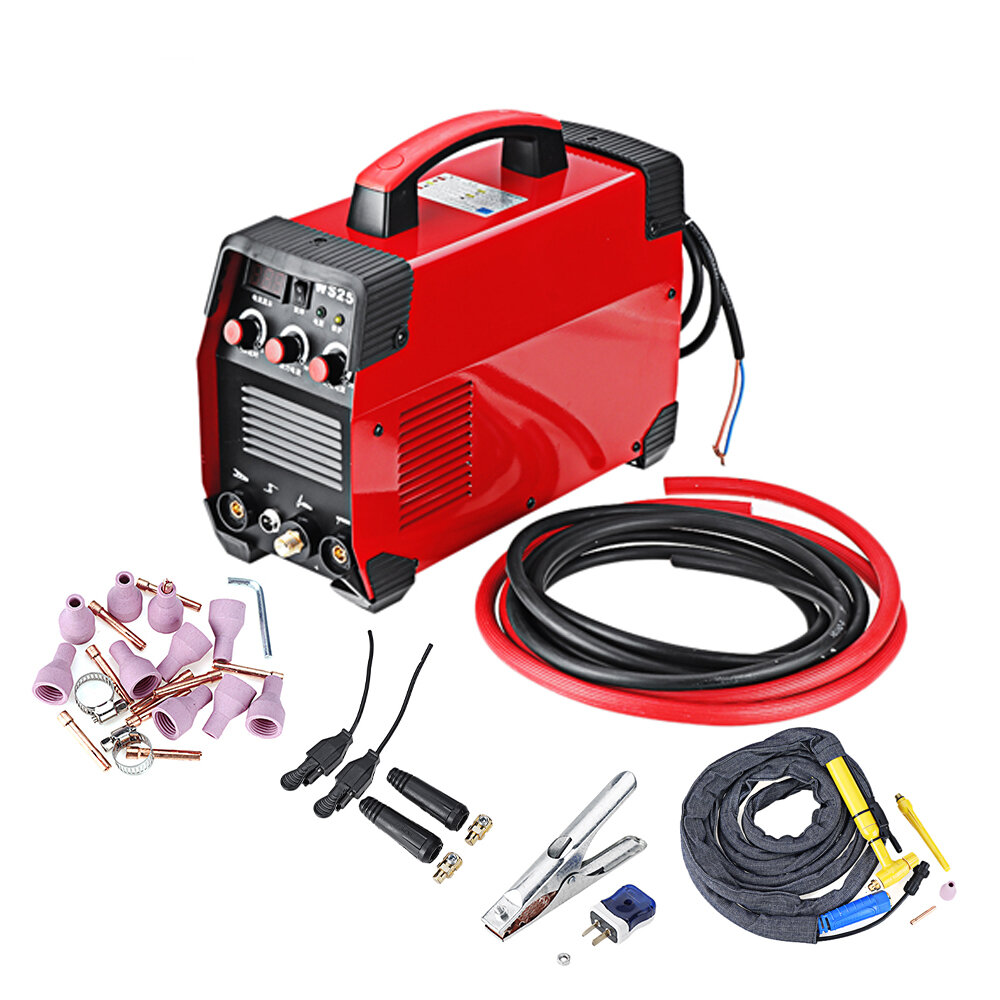 

220V 7700W 2 in 1 TIG ARC Electric Welding Machine Standard Kit Household Small Dual-use 20-250A MMA IGBT Stick Inverter