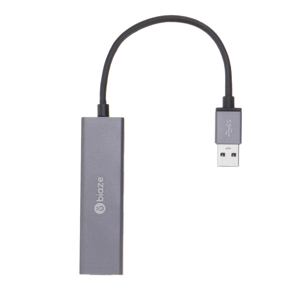 

BIAZE HUB2 Aluminum Alloy USB 3.0 to 4-Port USB 3.0 OTG HUB Adapter 0.2M