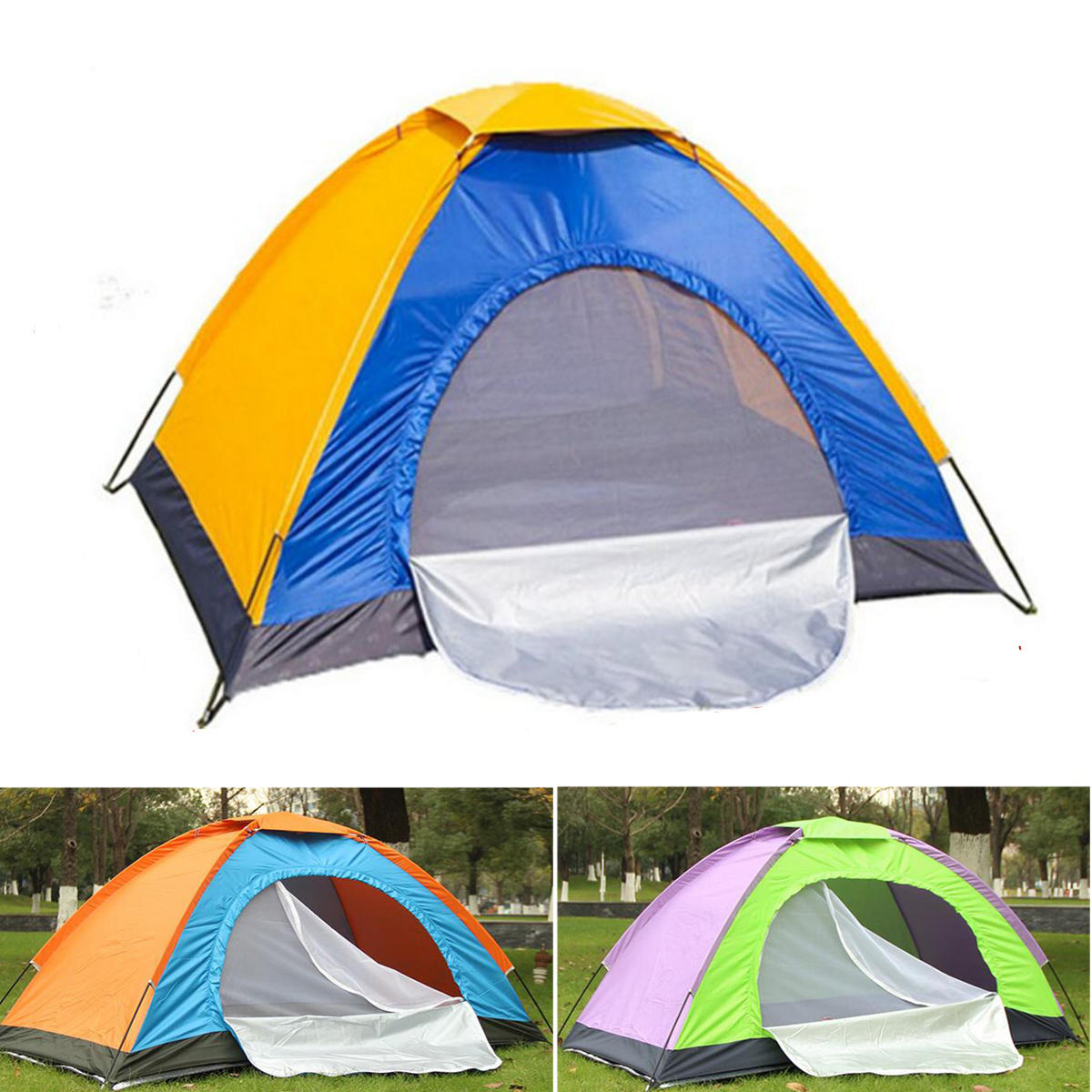 Tente individuelle portable pour le camping en plein air, étanche, abri contre le soleil sur la plage
