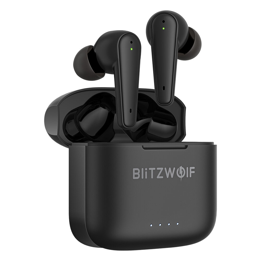 [Dual ANC] BlitzWolf® BW-FYE11 TWS bluetooth V5.0 Earphone Active Noise Reduction AAC HiFi Stereo HD Calls Touch Control Sports Headphone with 4 Mic