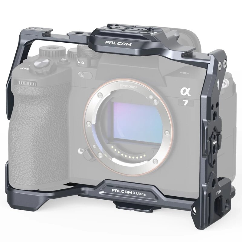 

Ulanzi FALCAM F22 2824 камера Клетка для Sony A7M4 Быстроразъемная система Защитная металлическая клетка Стабилизатор дл