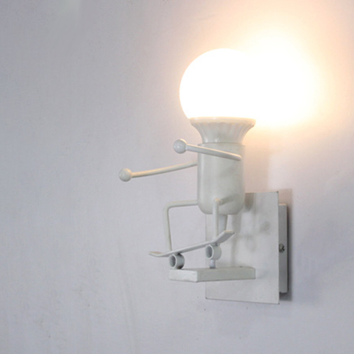 220V E27 Wandijzer LED Sconce Light Lamp Creatief ontwerp Woonkamer Slaapkamer