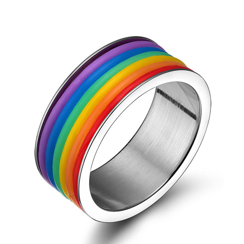 Fashion Stainless Steel Finger Ring Unisex Jewelry
