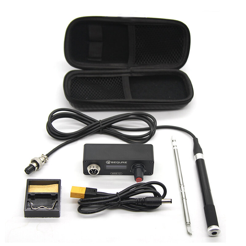 MSS12 Mini 0.91 inch OLED Soldering Station Compatible with T12 Soldering Iron Tips Supports PD3.0/3