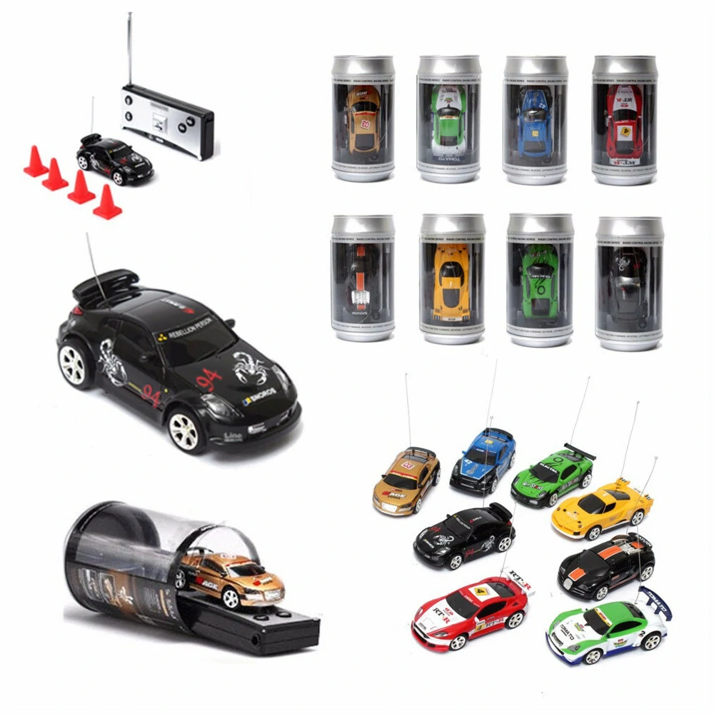 Mini Can Radiocomando a distanza Modello di veicoli per auto da corsa RC LED