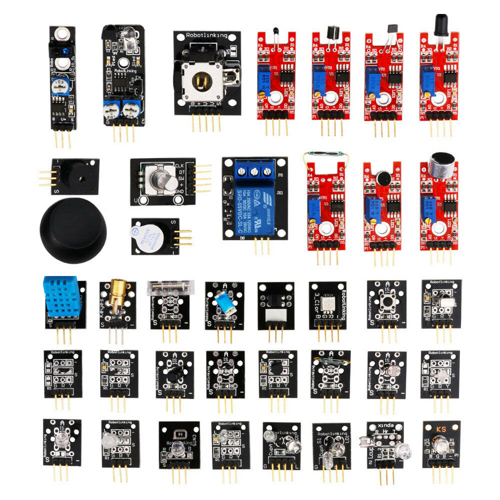 Geekcreit 37 In 1 Sensor Module Board Set Starter Kits SENSOR KIT For Arduino 