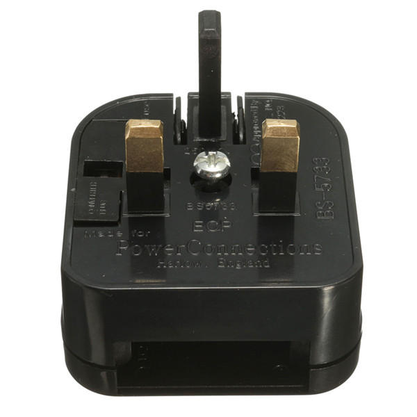 

UK Converter Adaptor Plug Travel Power Connections Black
