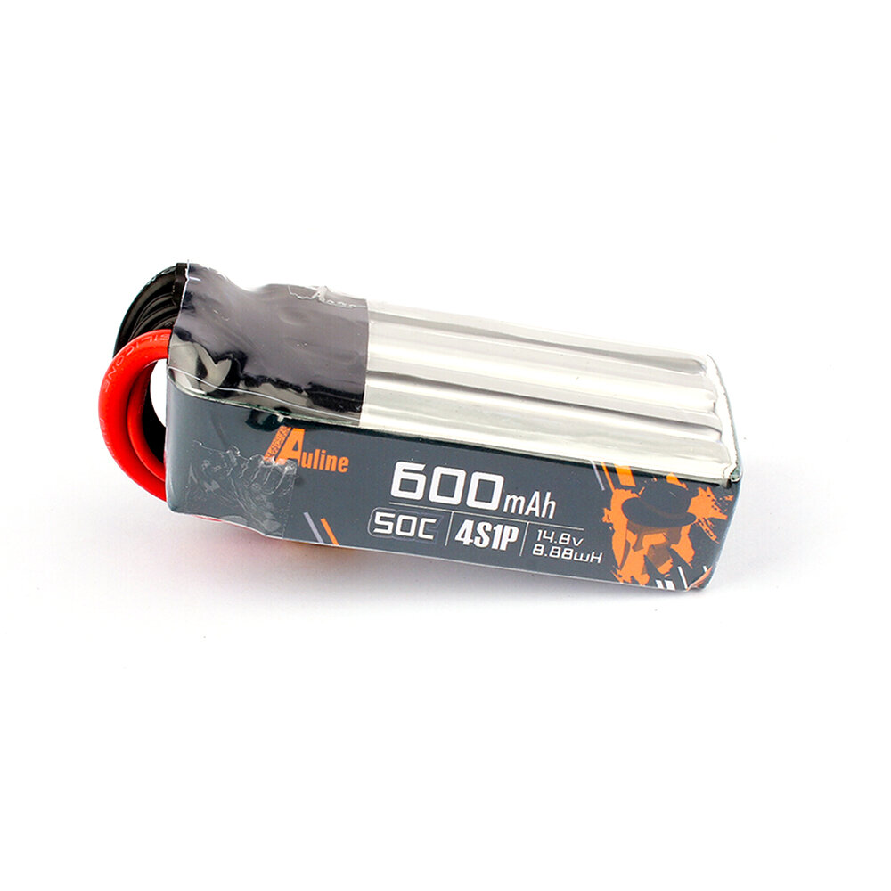 

Auline 14.8V 600mAh 50C 4S LiPo Battery XT30 Plug for Toothpick Eachine Novice-III FPV Racing Drone