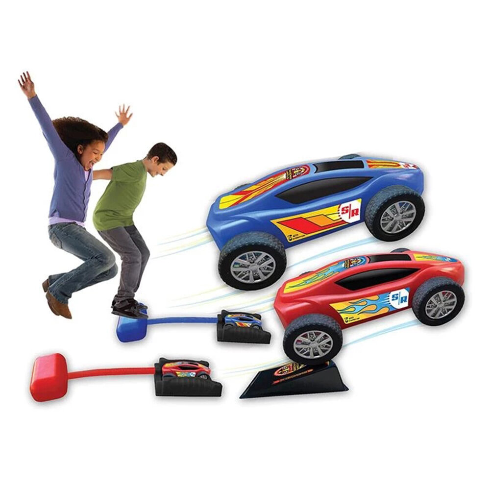 Luchtaangedreven Auto Launcher Pedaal Speelgoed Set voor Kinderen Jongens Meisjes Outdoor Indoor Spe