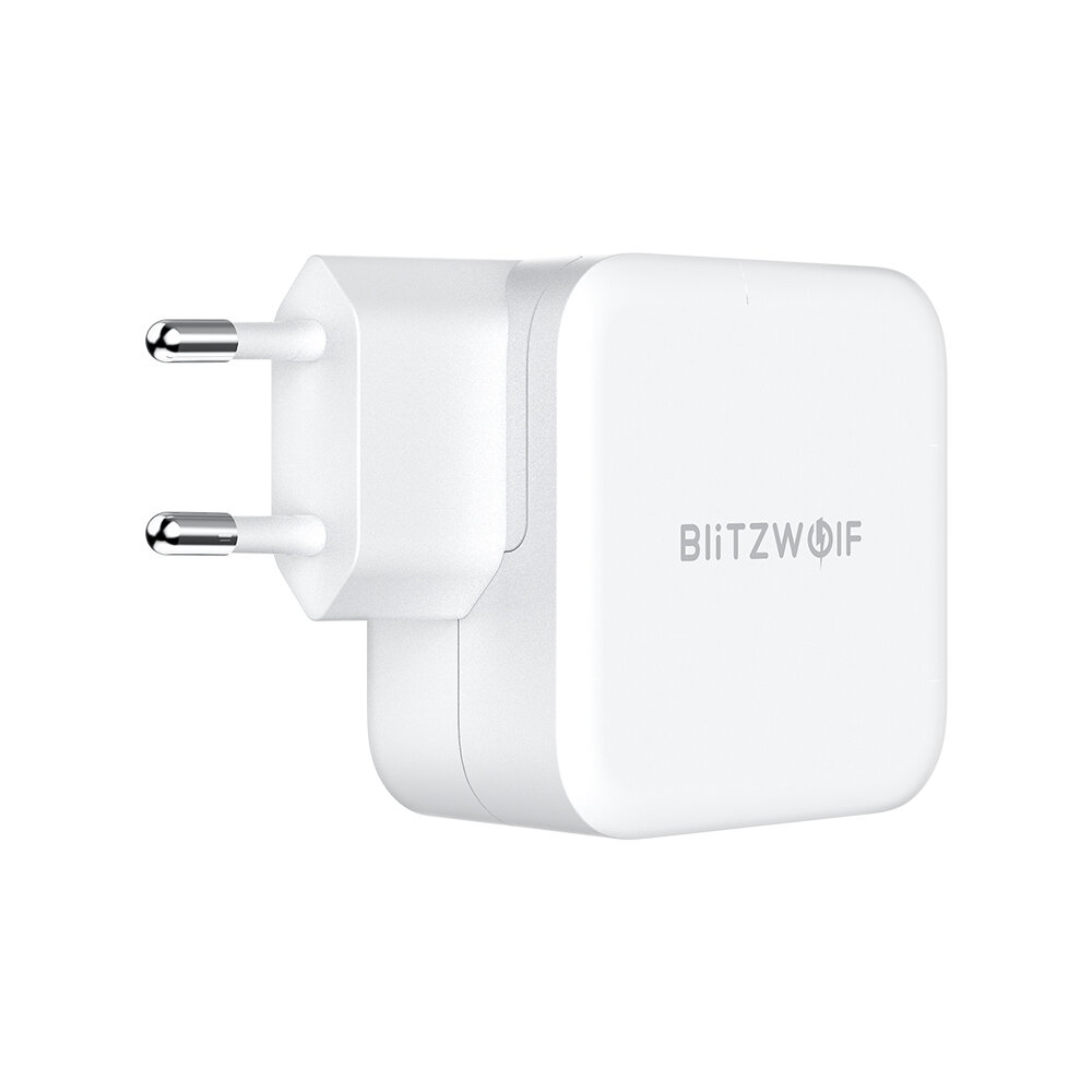 [GaNTech]BlitzWolf®BW-S1865W2ポートUSB-CPDウォールチャージャーPD3.0電力供給サポートQC3.0SCP FCPプロトコルミニアダプター（EUプラグ付き）UKプラグUSプラグ（iPhone 12用）12ミニ12プロ（iPad Pro 20020用）