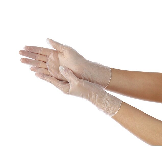 HUJIASHEN 100*Pcs Disposable PVC BBQ Gloves Waterproof Glove