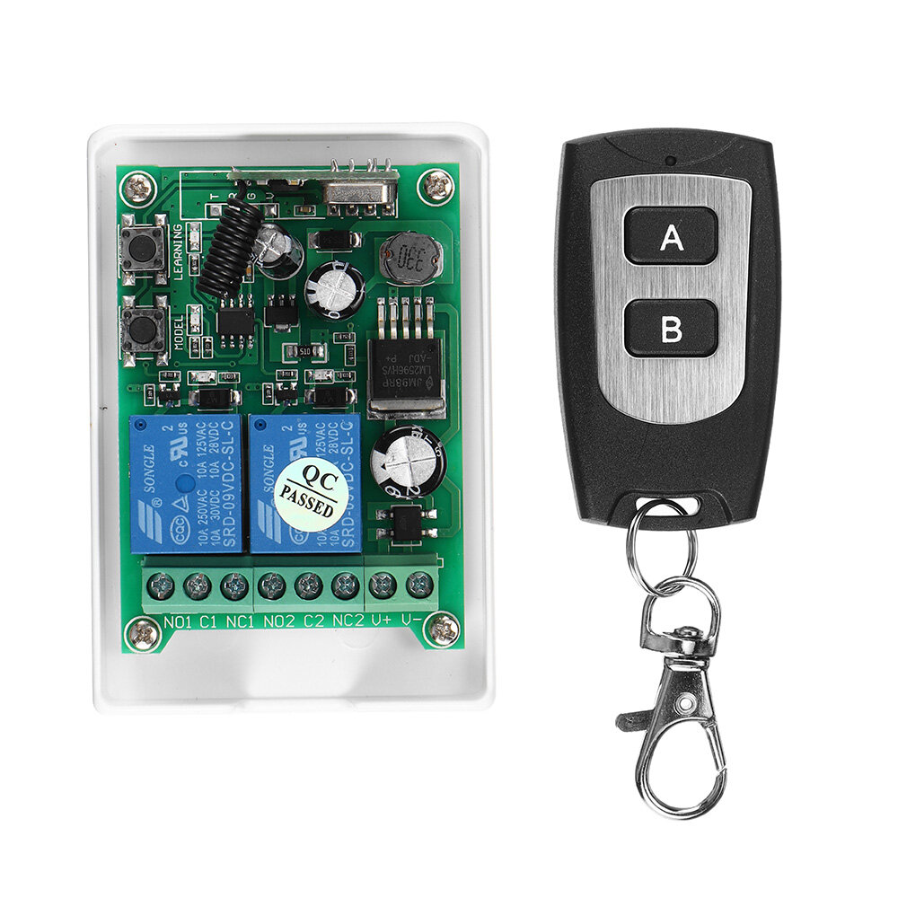 Electronic DC 12V 24V 48V 433MHz Remote Control Switch/Access Control Board Wireless Receiver
