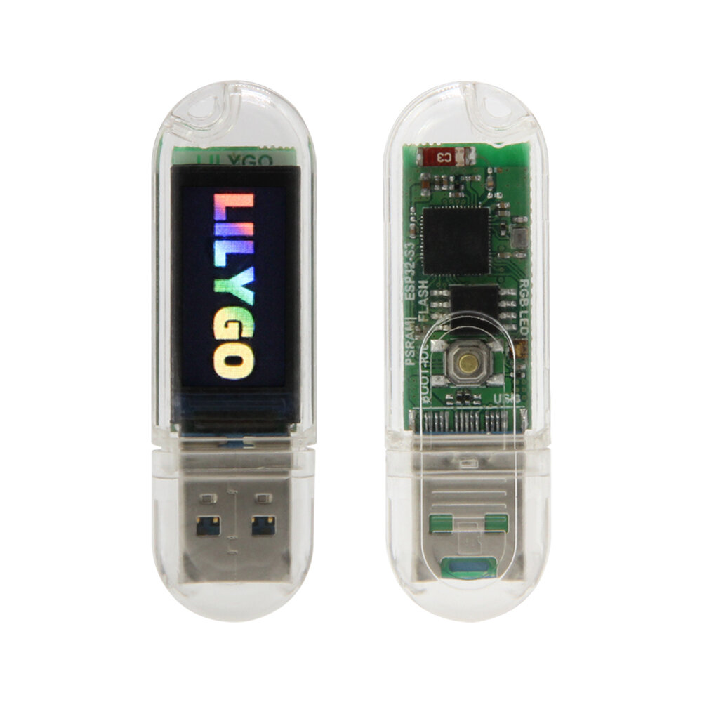 LILYGO T-Dongle-S3 Ontwikkelingsraad 0.96inch LCD Display Screen Support WiFi bluetooth TF Card