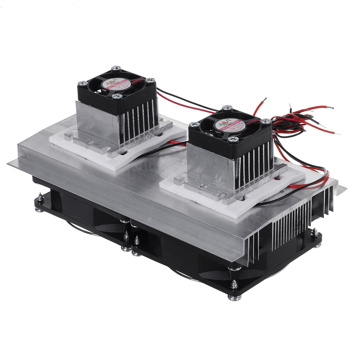 

DIY Dual Core Single Cooler Semiconductor Refrigeration System Kit Small Refrigerator Kit Equipment Heat Exchanger Assem