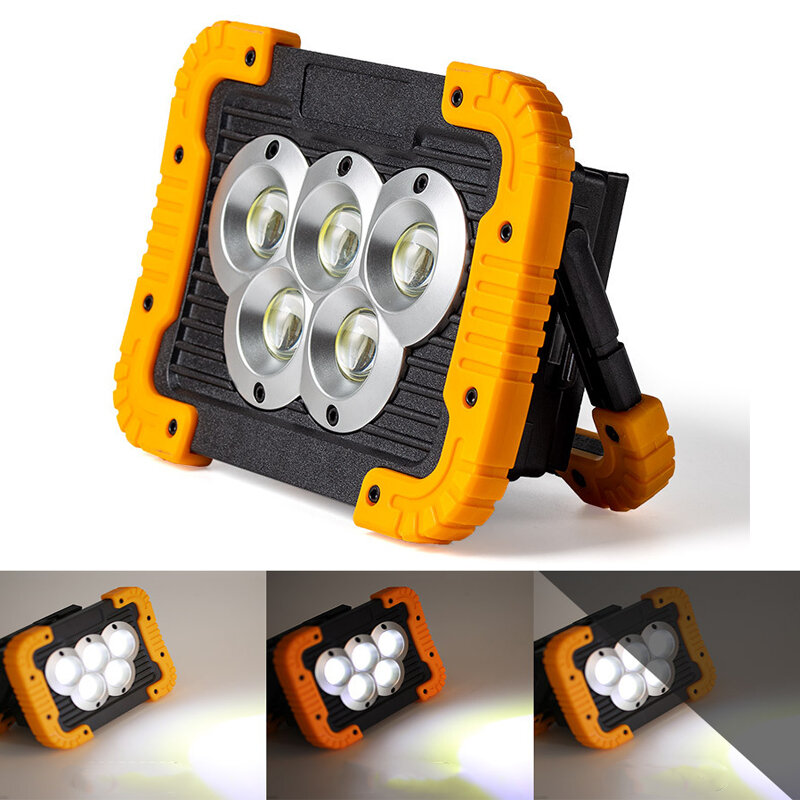 IPRee® W856 3 modes 30W lampe de camping solaire super lumineuse rechargeable LED lampe de travail pour la pêche en camping en plein air