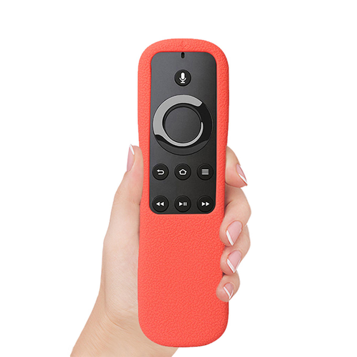 غلاف Red TV التحكم عن بعد مراقبة لجهاز Amazon Alexa Voice Fire TV التحكم عن بعد الأحدث من الجيل الثاني