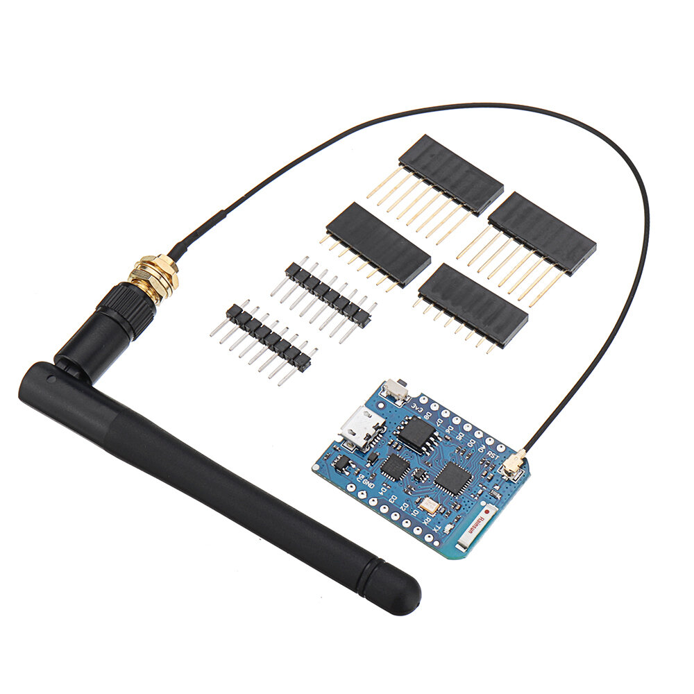 

5pcs D1 Pro-16 Module + ESP8266 Series WiFi Wireless Antenna Geekcreit for Arduino - products that work with official fo