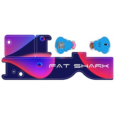 URUAV Outer Space Sticker for Fatshark Dominator Goggles