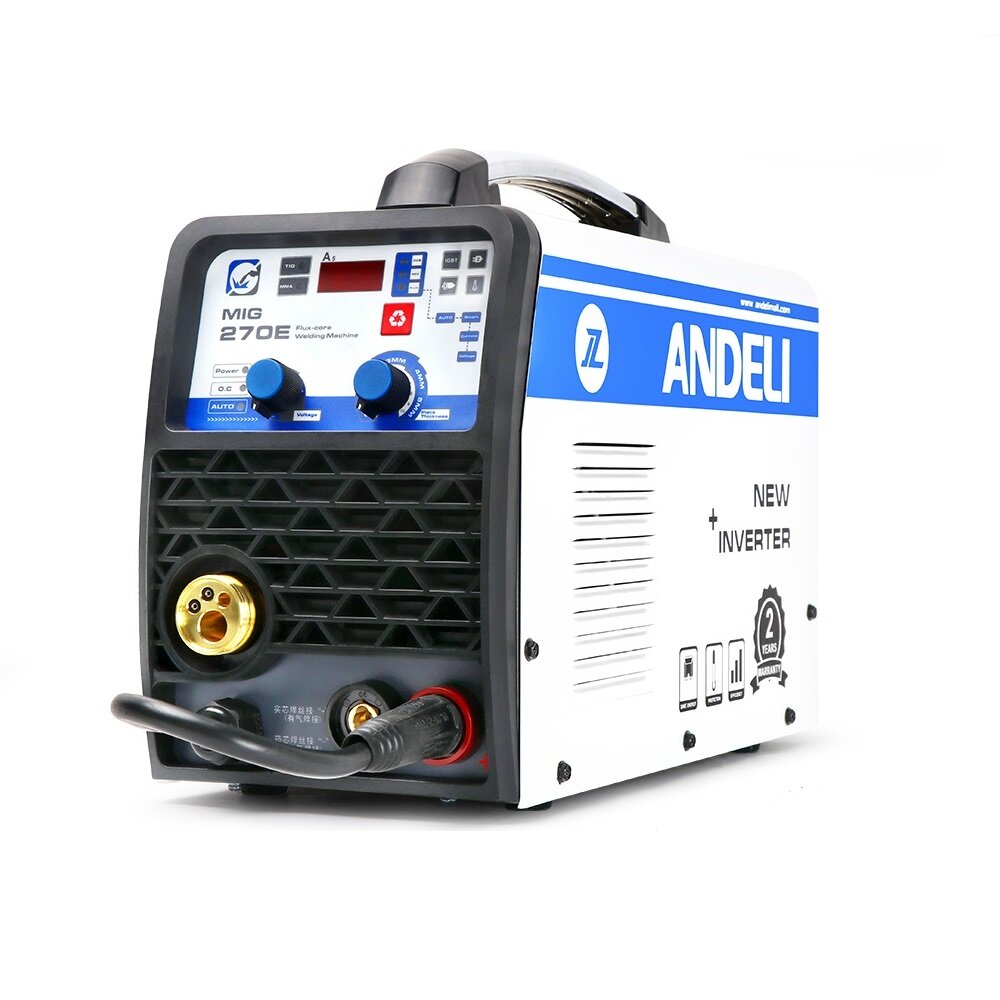 

ANDELI MIG-270E MIG/LIFT TIG/MMA 3 IN 1 Multifunctional Portable Welding Machine Support No Gas Welding 220V