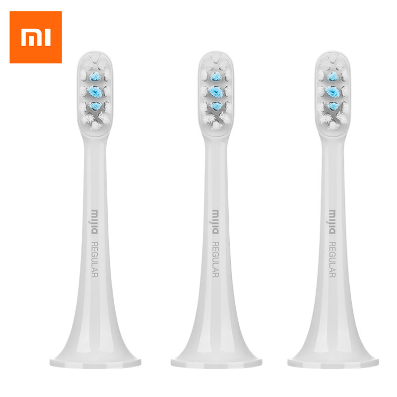 3 Pack Xiaomi Tandenborstelkoppen Vervanging Tandenborstel voor de Mijia T300 T500 T500C Sonic Elektrische Tandenborstel