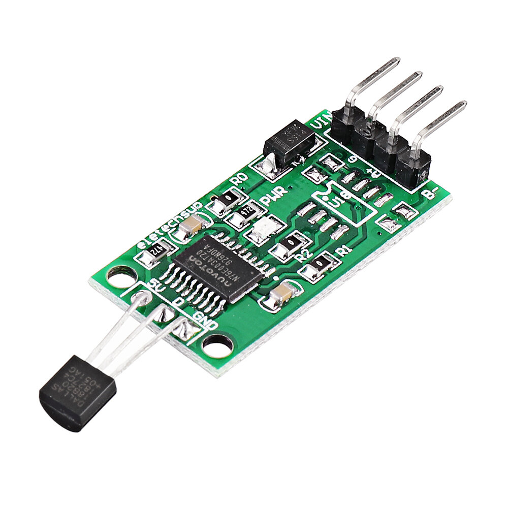 3 stks DS18B20 5V RS485 Com UART Temperatuurverwerving Sensormodule Modbus RTU PC PLC MCU Digitale T