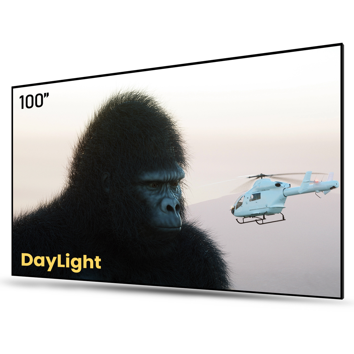 AWOL 120Inch ALR Projector Cinematic Screen UST 16:9 170° Viewing Angle Ambient 95% Ceiling Light Giant Cinema Screen