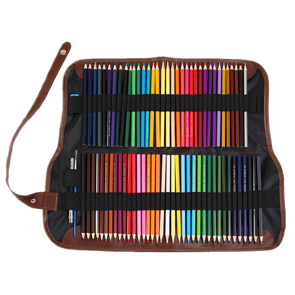 

AINIBABY A-001 Water Soluble Color Lead 24/36/48/72 Colors Painting Pencil Handbag Hand Drawing For Beginners