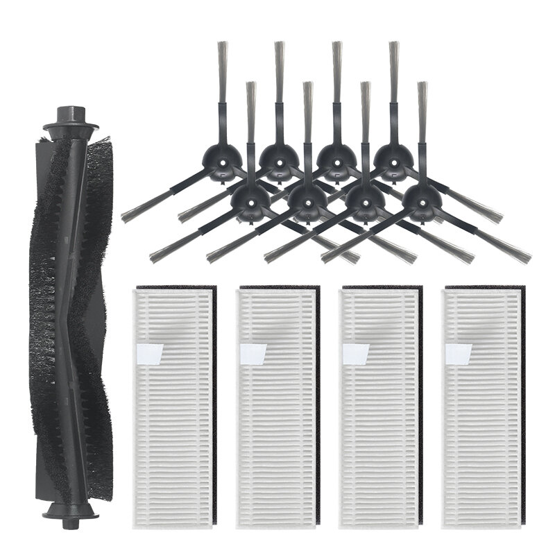 

13Pcs Replacements for Proscenic M8 Pro Vacuum Cleaner Parts Accessories Main Brushes*1 Side Brushes*8 HEAP Filters*4 [N