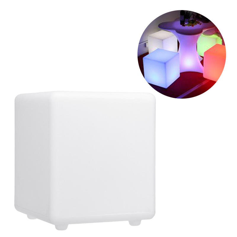 20cm 16 Color Waterproof LED Cube Light Outdoor Camping Square Lamp Colorful Lights