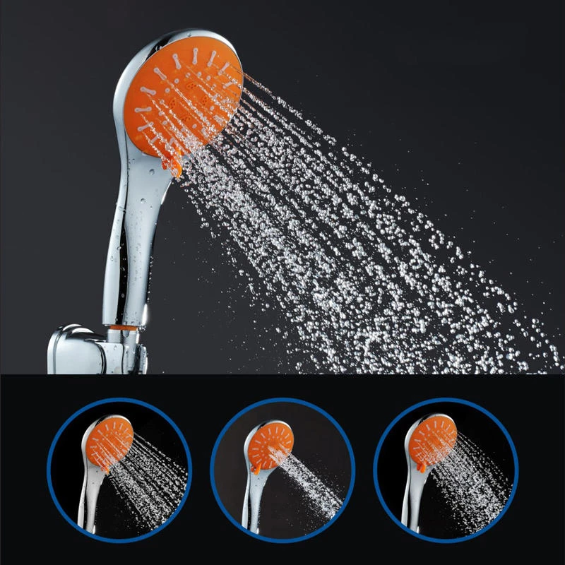Στα 7.96€ από αποθήκη ΚFRAP F08 Bathroom Accessories Shower Head ABS Round Shape Adjustment Water Saving Handheld