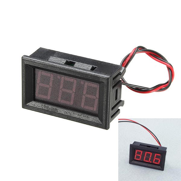 5 stuks 0,56 inch rode AC70-500V mini digitale voltmeter spanningspaneelmeter