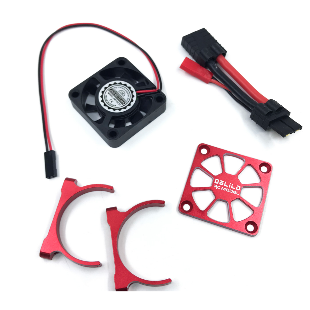 Metal 4X4cm Motor Cooling Fan For GT4 Hobby KM2 TH2 RC Car Vehicle Models