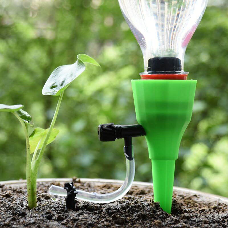 Automatisch druppelirrigatiesysteem Taper DIY Bloempotplant Zelfbewateringsapparaat met instelbare s