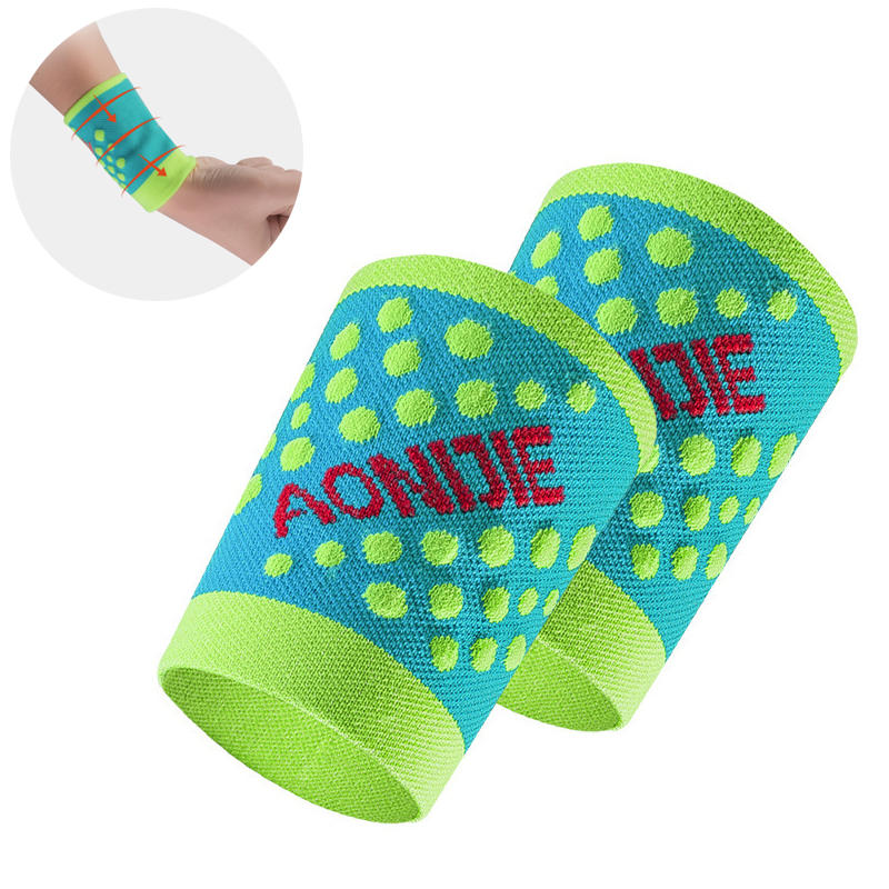 AONIJIE 1 Pair Wristband Fitness Exercise Running Sports Elastic Wrist Support Brace Sweatband
