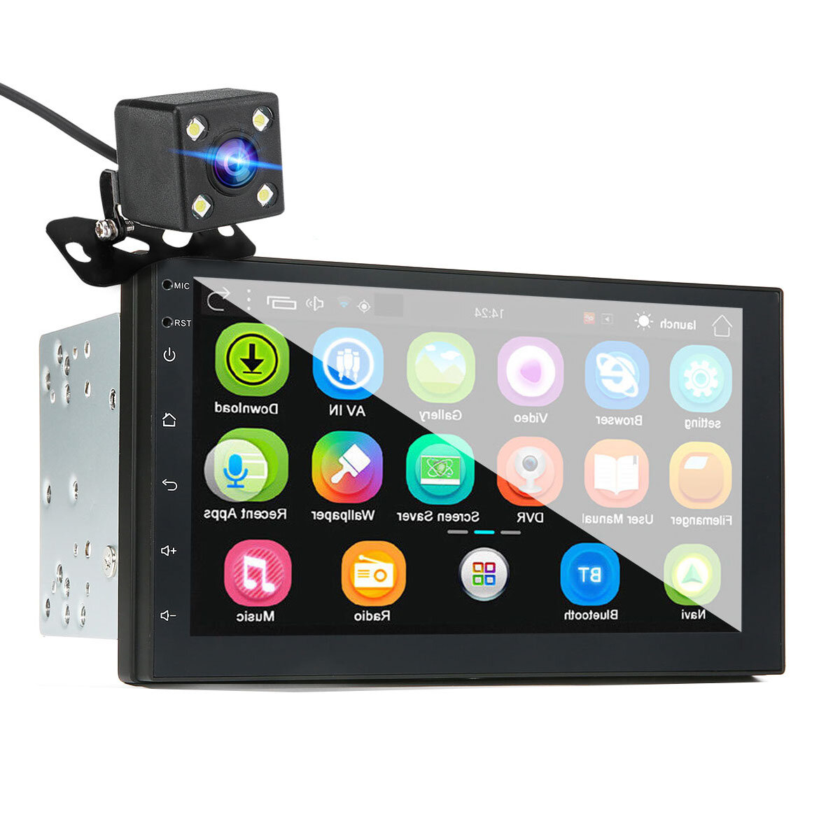 7/" Android 8.0 2Din Car Radio Audio Stereo Multimedia GPS Navigation MP5 Player~