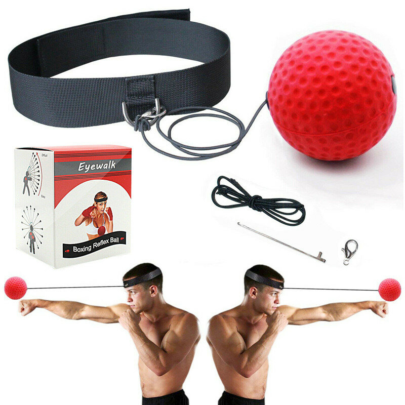 Boxing Training Fight Ball Reflex Speed Reaction Punch Combat Muscle