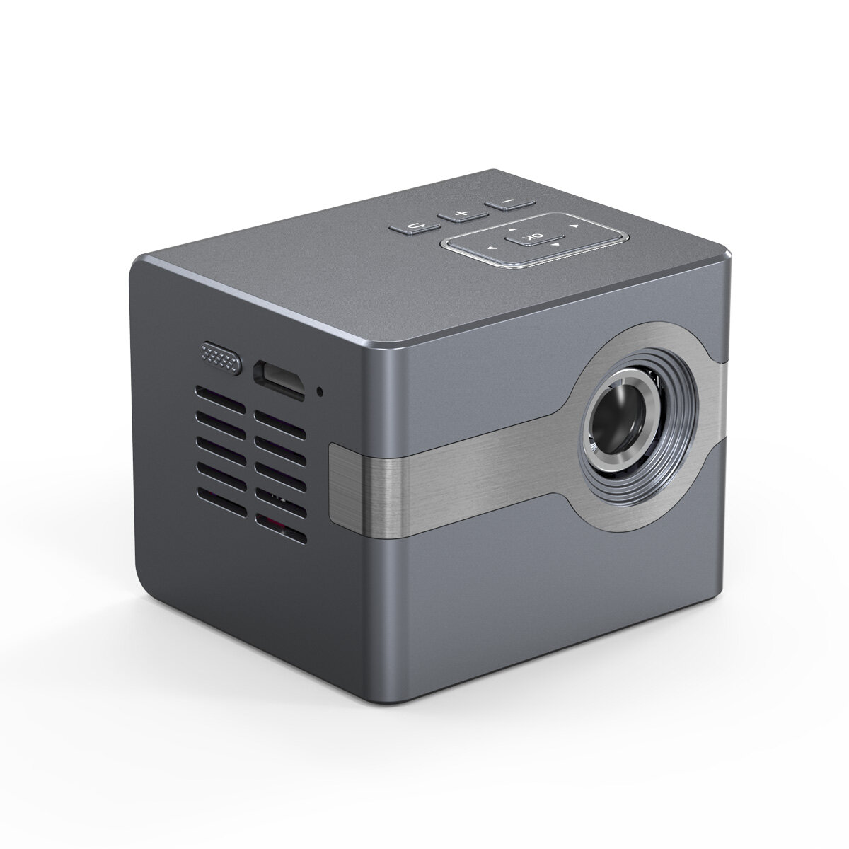 C50 Mini DLP LED Projektor 50ANSI Lumen 1080P Unterstützte Multimedia-Kompatibilität mit einer Größe von 120 Zoll Mini-Heimkino-Außenfilm