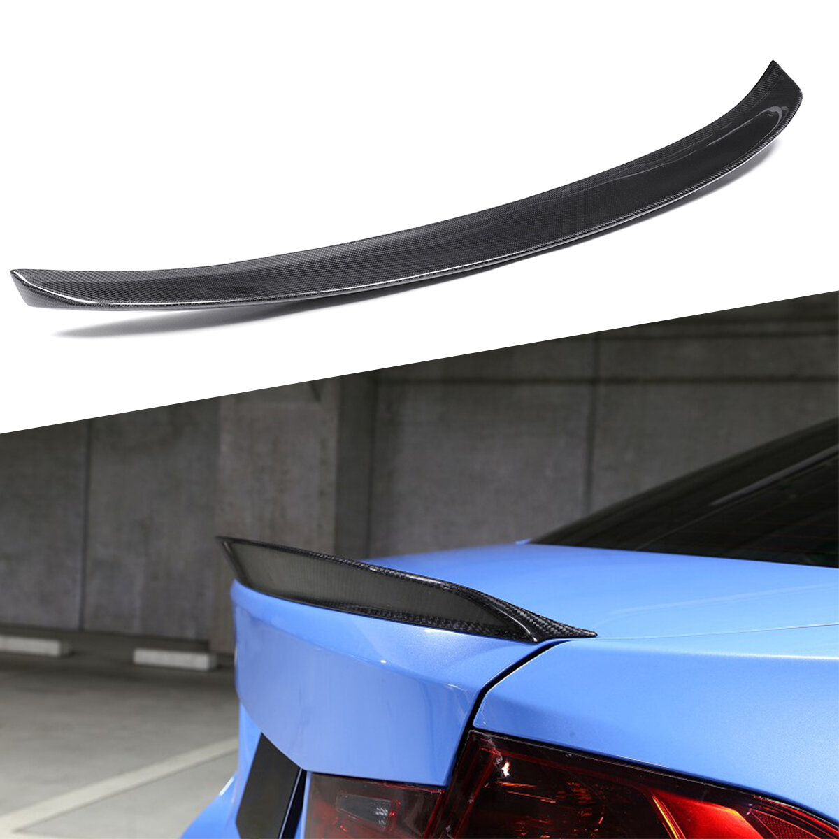 

3D Style Full Real Carbon Fiber Rear Trunk Spoiler Wing For BMW F30 F80 2012-2019 320i 325i 328i