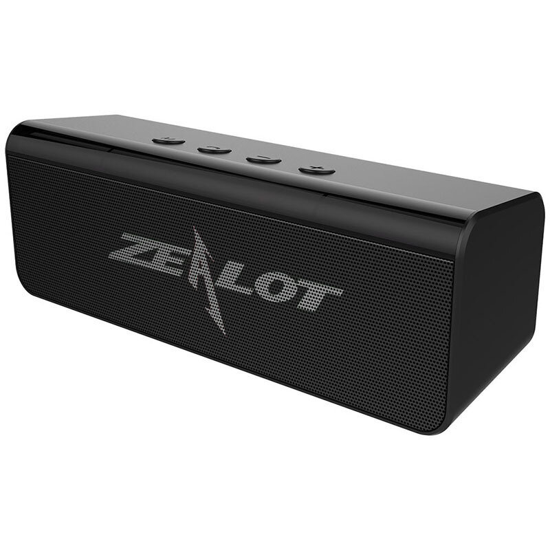 Zealot S31 10W Speaker HIFI bluetooth 3D Stereo Surround Sound Box Wireless Desktop Speaker Support TF Card AUX USB Flas